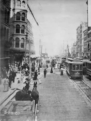Market Street Blick nach Osten von der 7th Street, Philadelphia, 1907